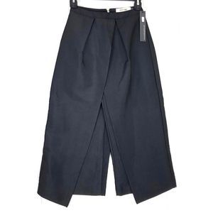DO+BE front pleated overlay wide crop pants 8850